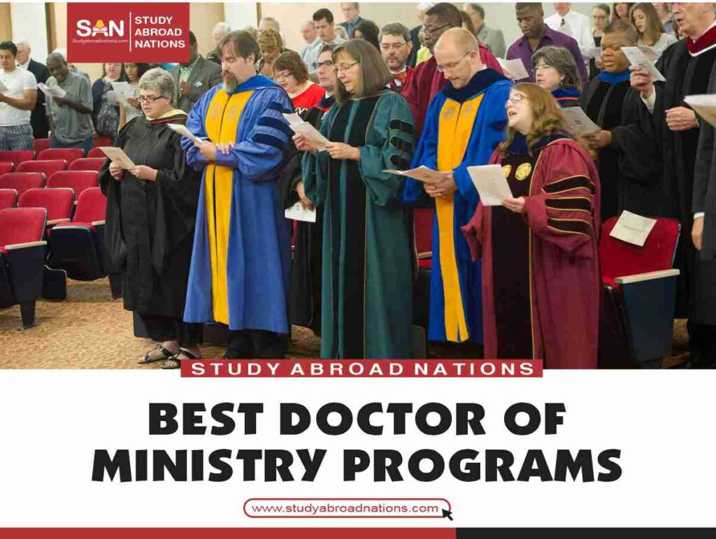 best doctor of ministry programs