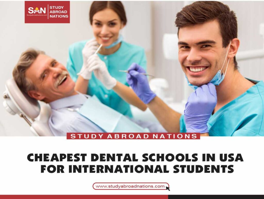 dental schools in USA for international students