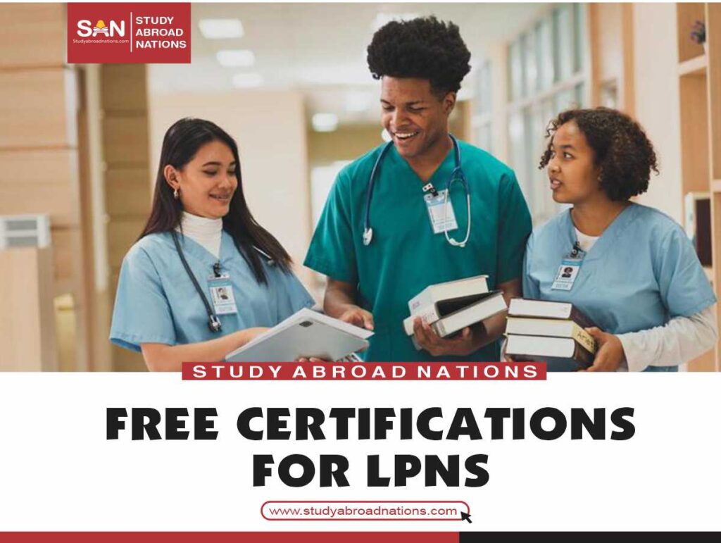 Free certifications for LPNs