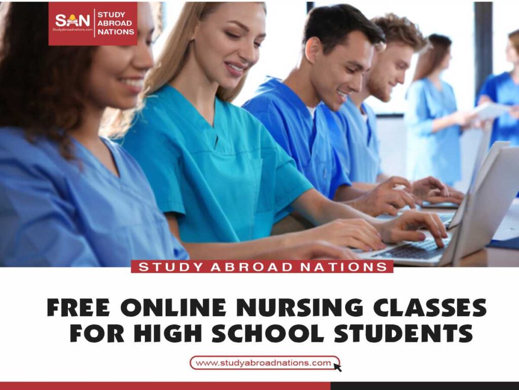  Free online nursing classes for high school students