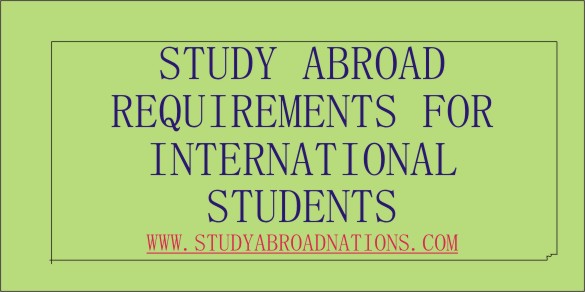 study abroad requirements