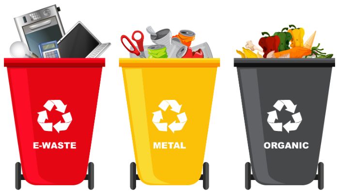 tečaji recikliranja in ravnanja z odpadki