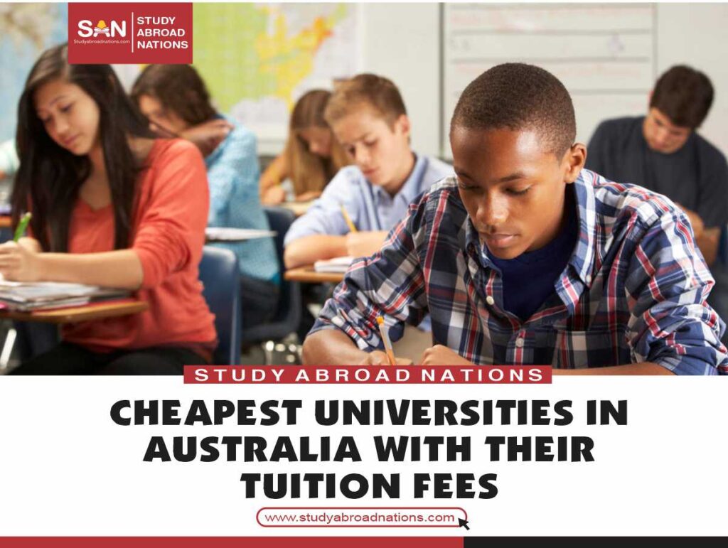ऑस्ट्रेलिया में सबसे सस्ते विश्वविद्यालय