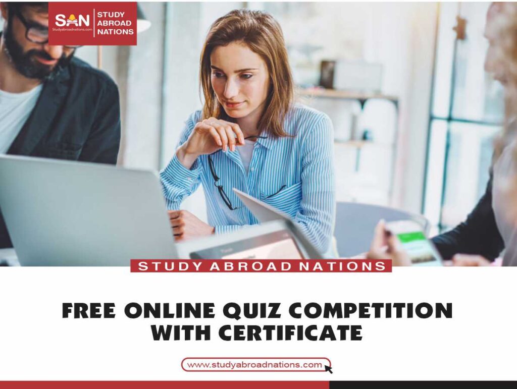 Gratis online quizkonkurranse med sertifikat