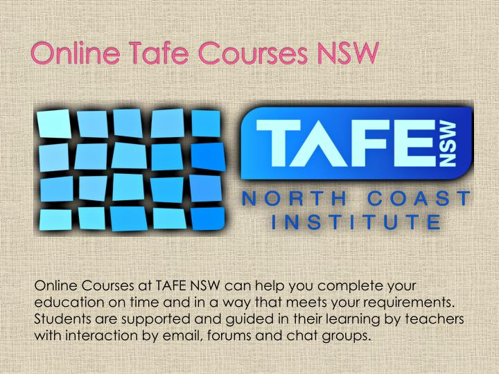 бясплатныя онлайн-курсы TAFE