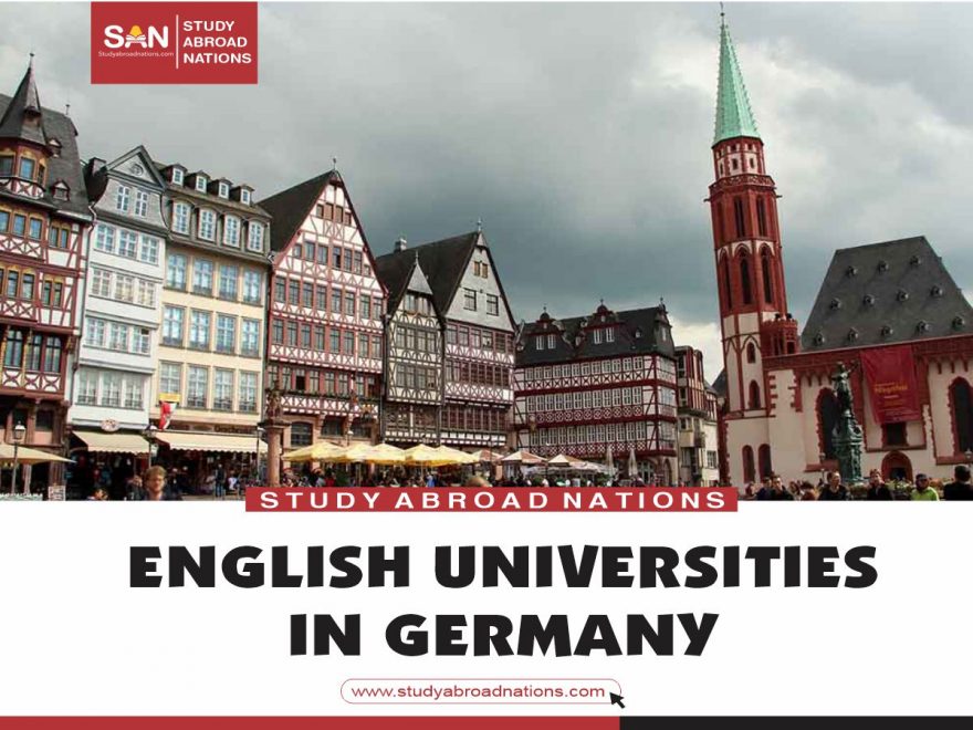 English universities in Germany