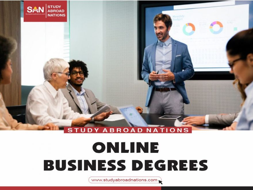 graus de negócios on-line