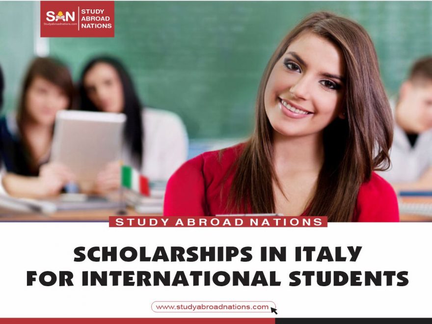 İtalya'da uluslararası öğrenciler için burslar