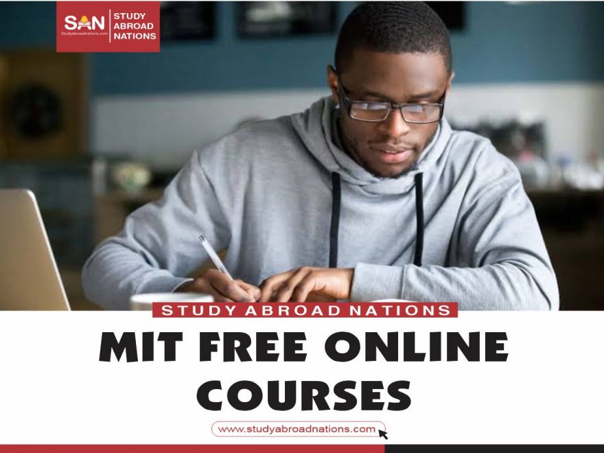 MIT gratis onlinekurser