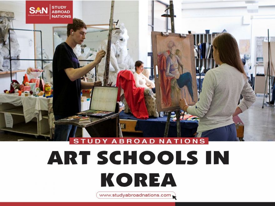konstskolor i Korea