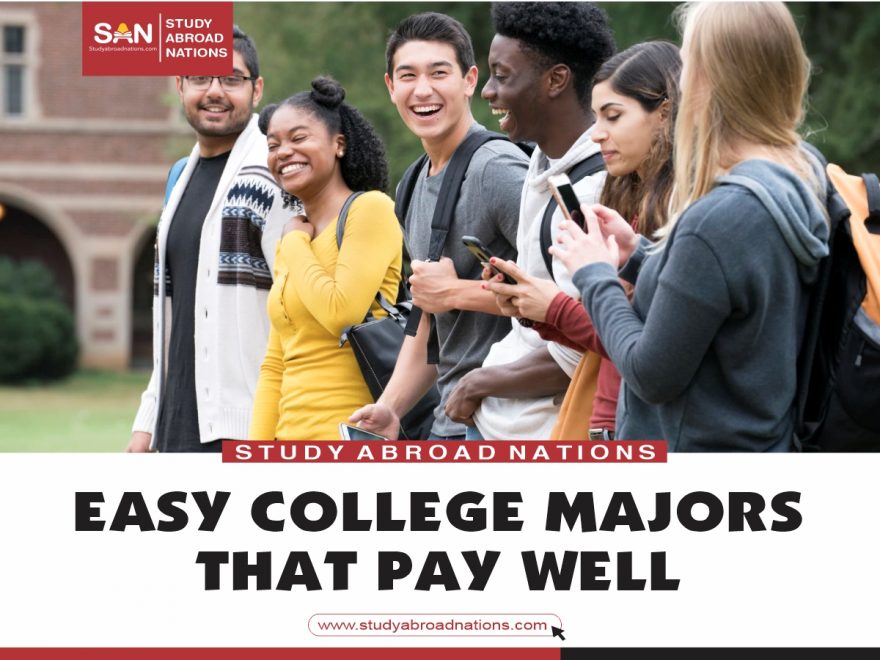 easy college majors that pay well 