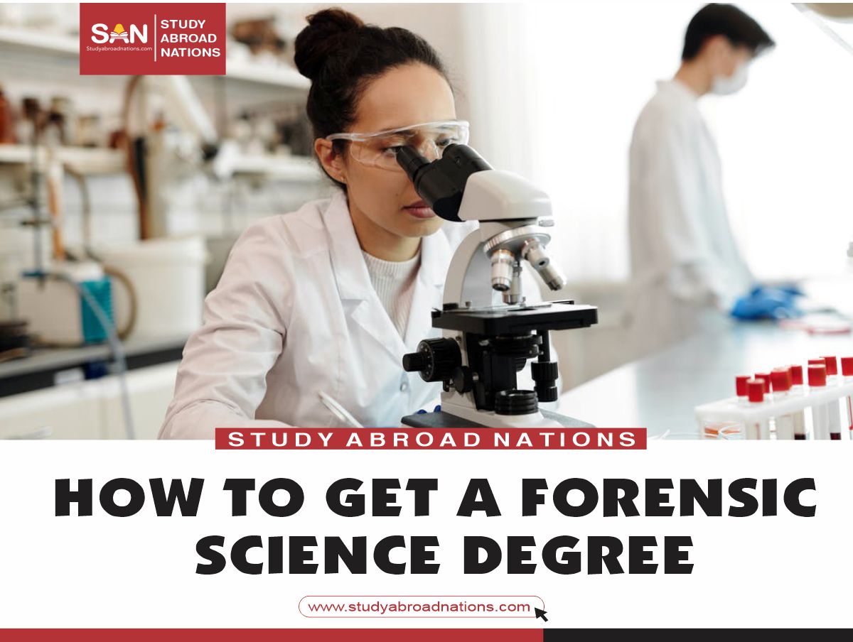 degree forensic science