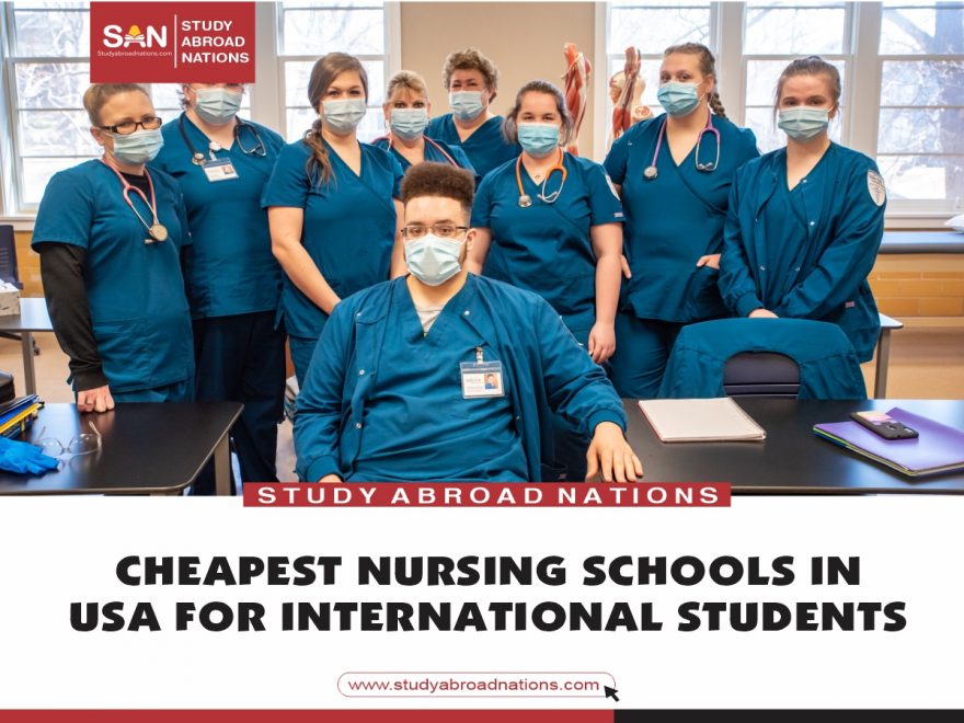 cheapest nursing schools in usa for international students