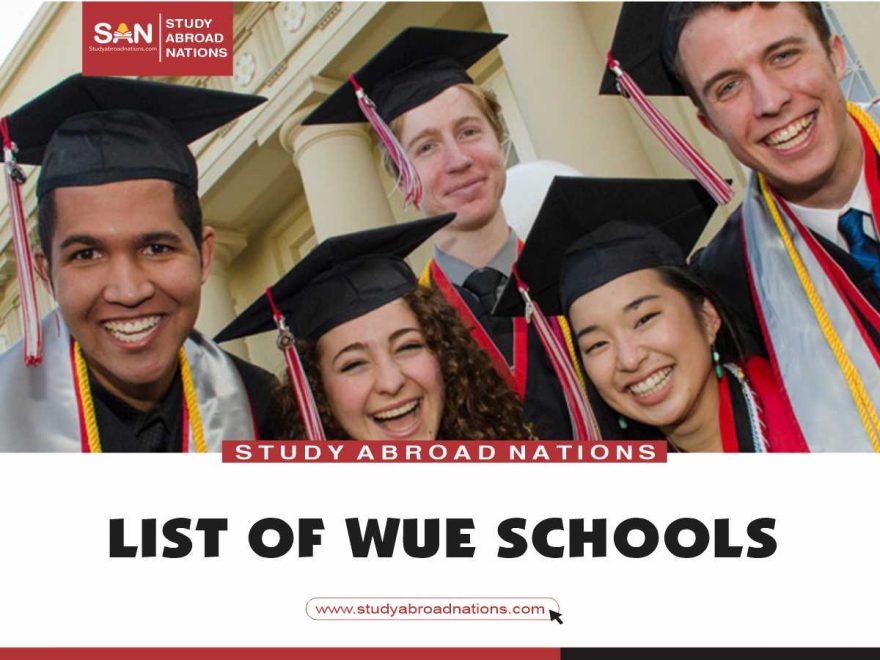 lista över WUE-skolor