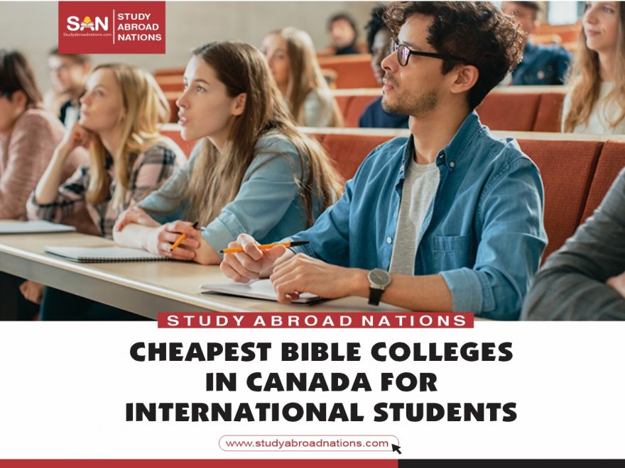 Най-евтините библейски колежи в Канада за международни студенти