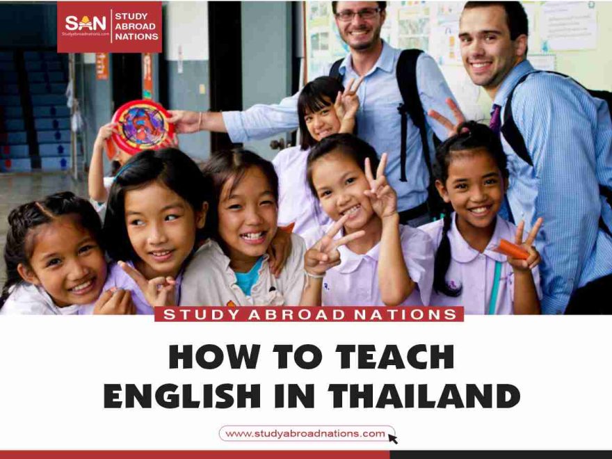 διδάσκουν αγγλικά στην Ταϊλάνδη