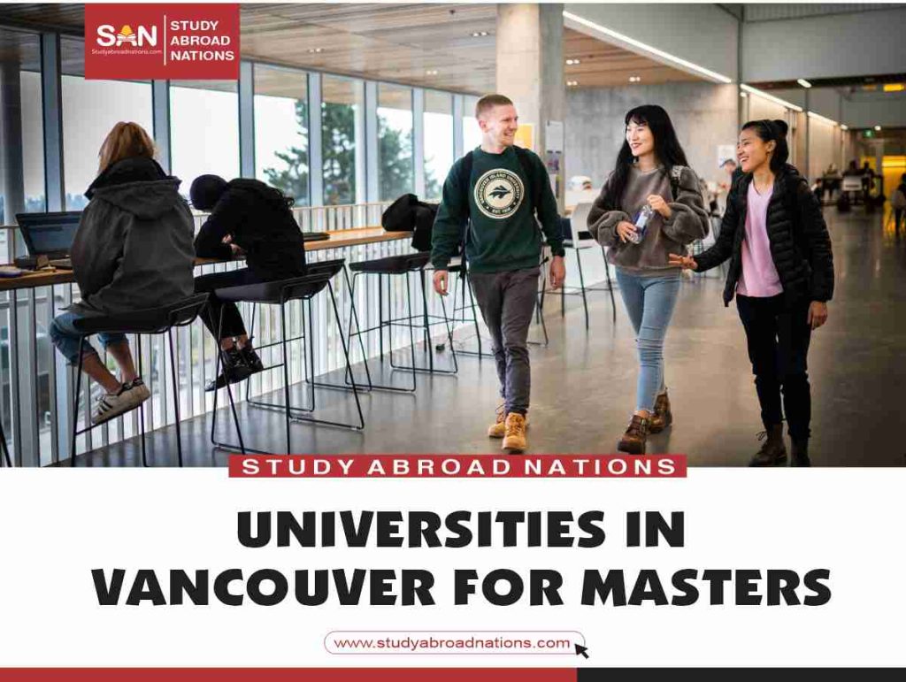 univerzity ve Vancouveru pro magisterské studium