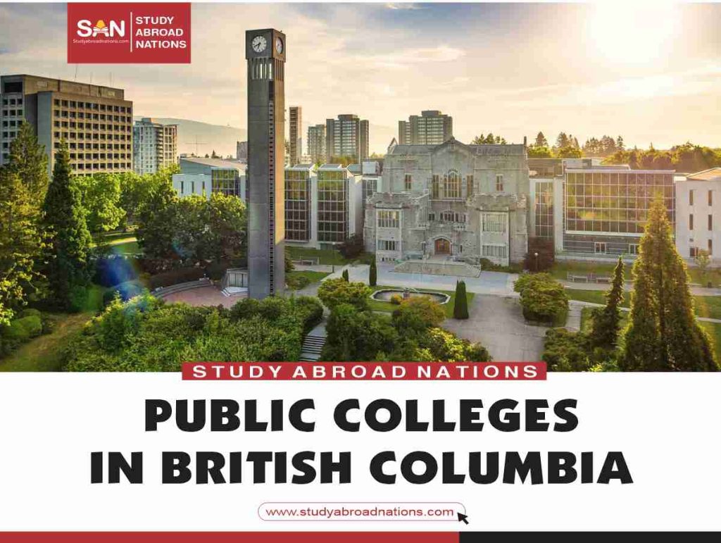 publiczne uczelnie w kolumbii brytyjskiej