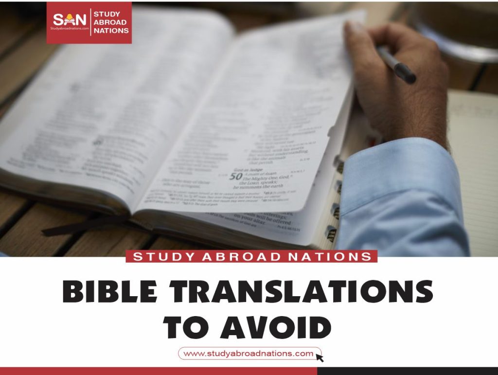 Izogibajte se prevodom Svetega pisma