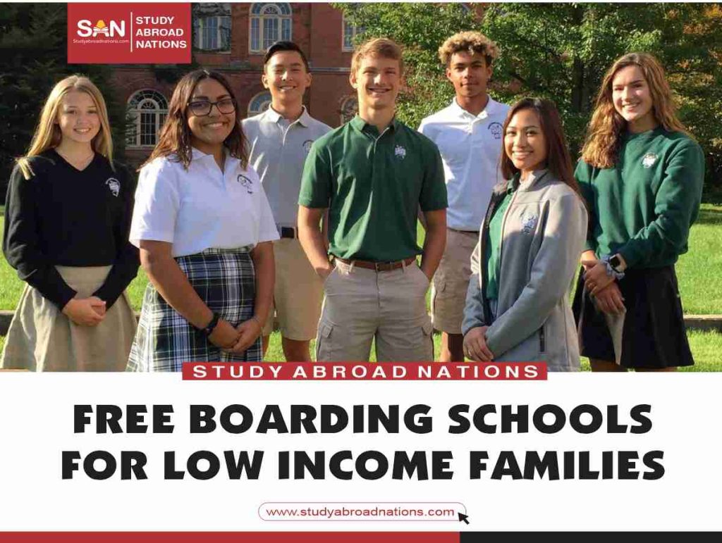 free boarding schools for low income families