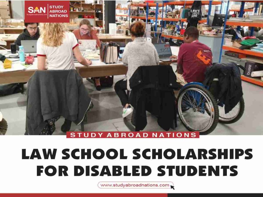 bourses d'études en droit pour étudiants handicapés