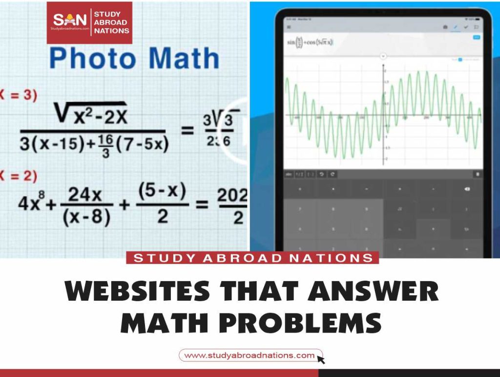 websites that answer math problems