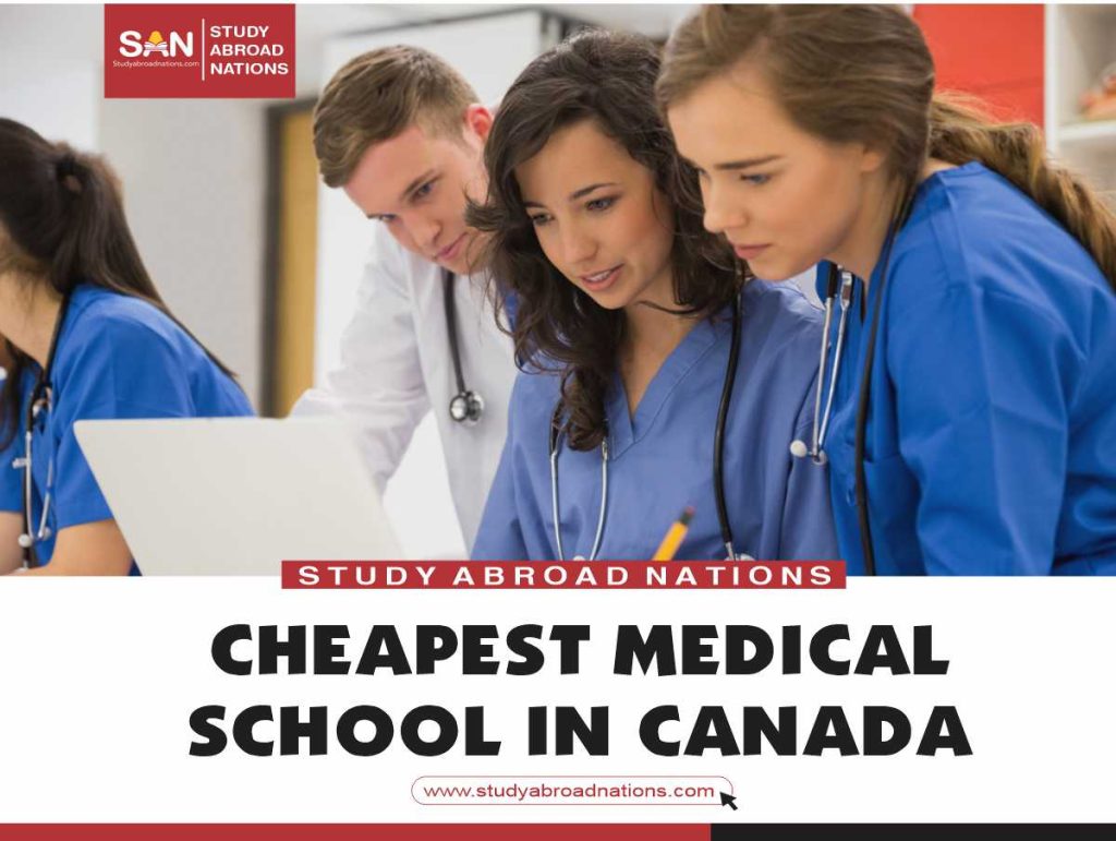 billigaste medicinska skolor i Kanada