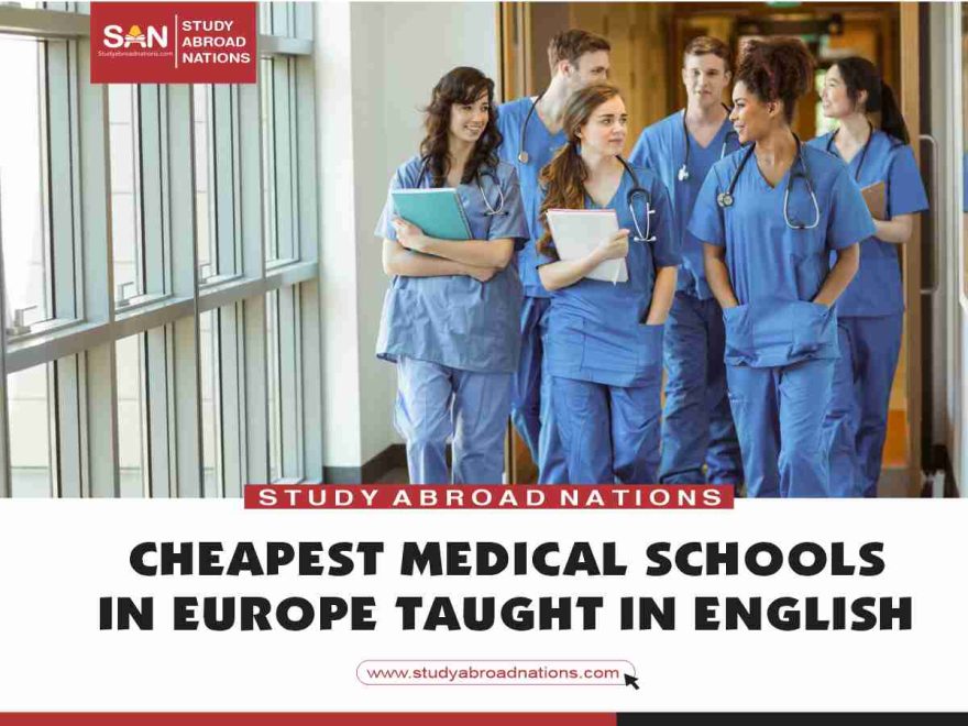 cheapest medical schools in europe taught in english
