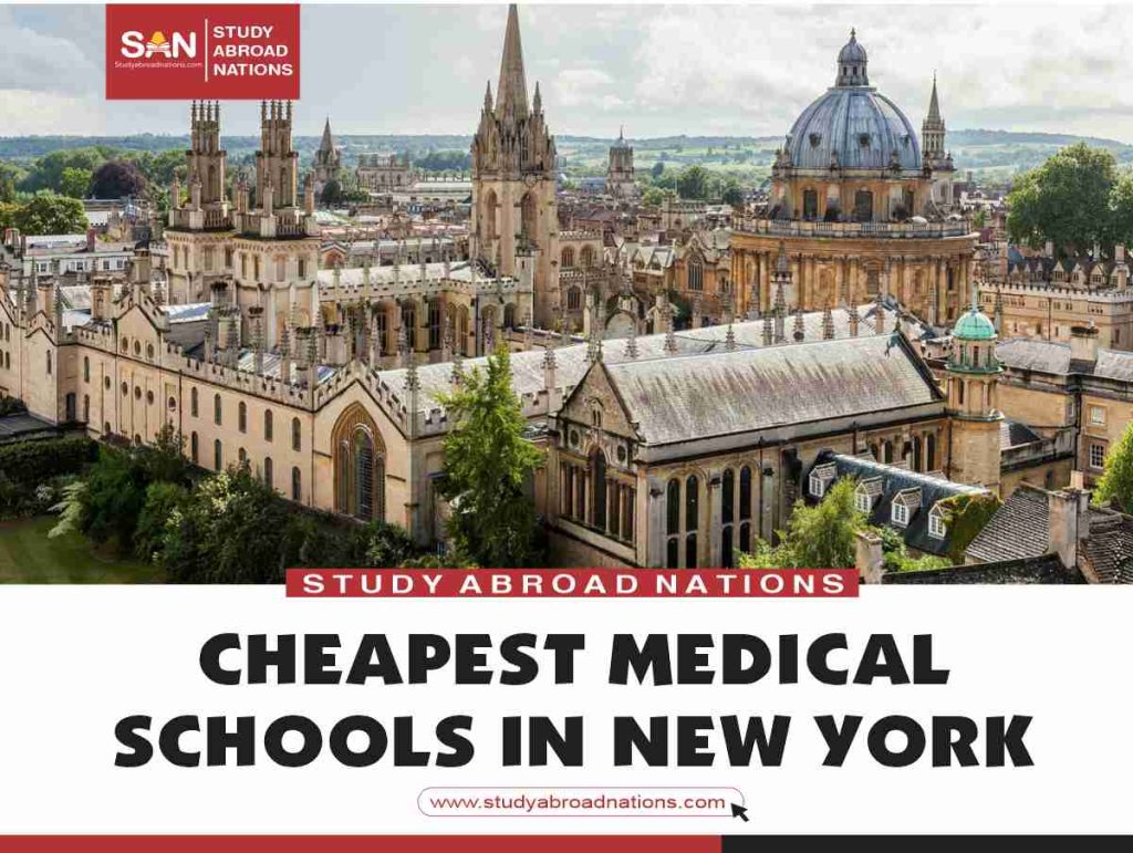 Billigaste medicinska skolor i New York