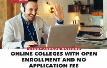 universidades en línea con inscripción abierta y sin tarifa de solicitud