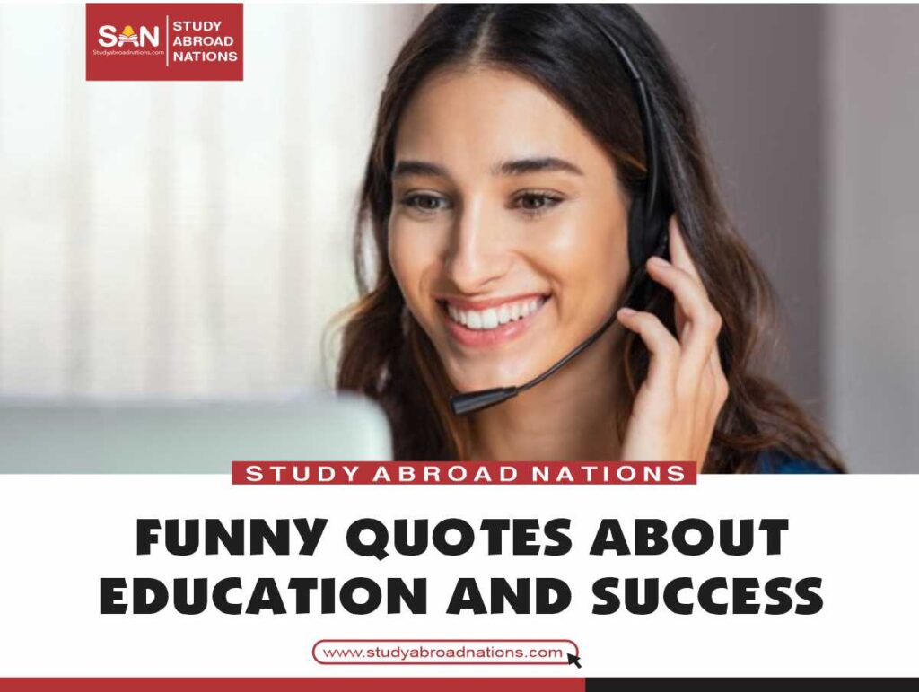 roliga citat om utbildning och framgång