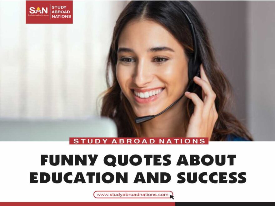 sjove citater om uddannelse og succes