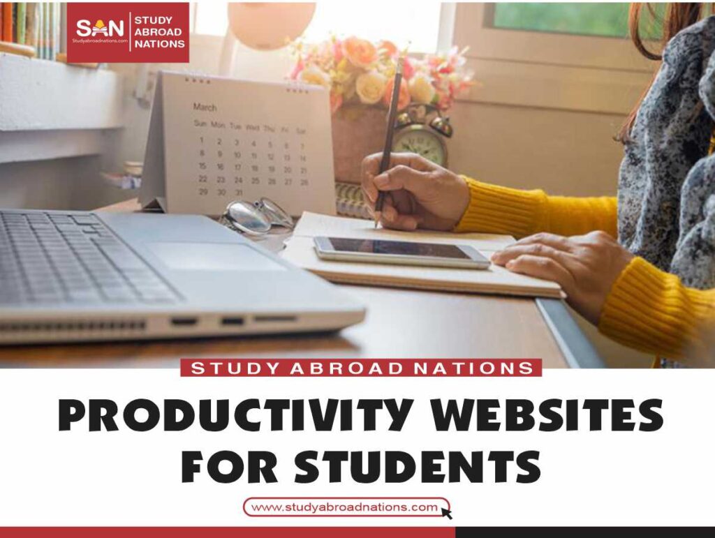 छात्रों के लिए उत्पादकता वेबसाइटें
