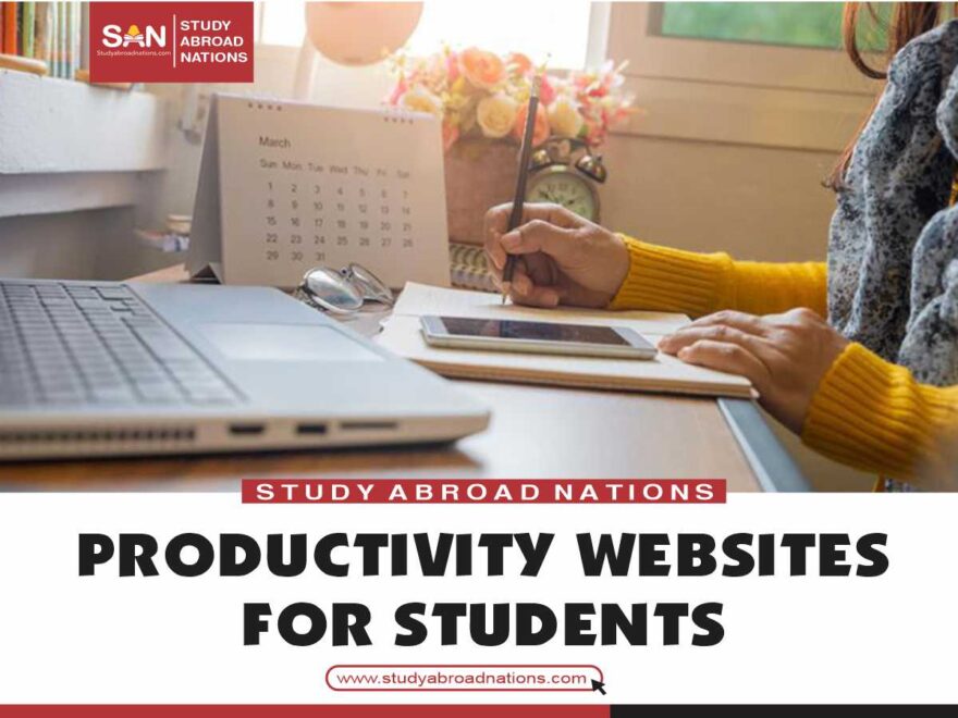 õpilastele mõeldud produktiivsuse veebisaidid