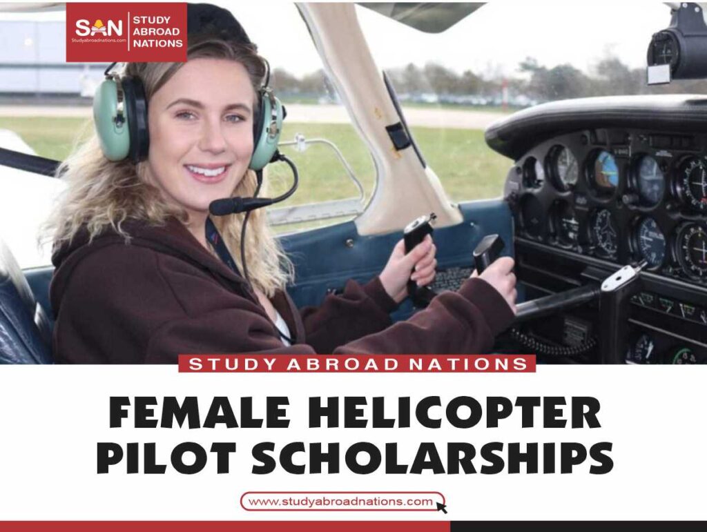 Bourses d'études pour femmes pilotes d'hélicoptère