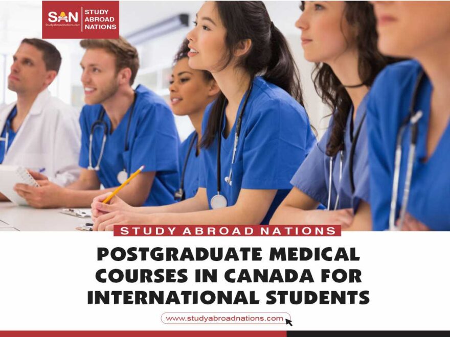 अंतरराष्ट्रीय छात्रों के लिए कनाडा में स्नातकोत्तर चिकित्सा पाठ्यक्रम