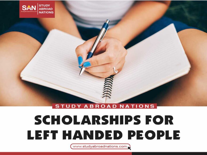 बाएं हाथ के लोगों के लिए छात्रवृत्ति