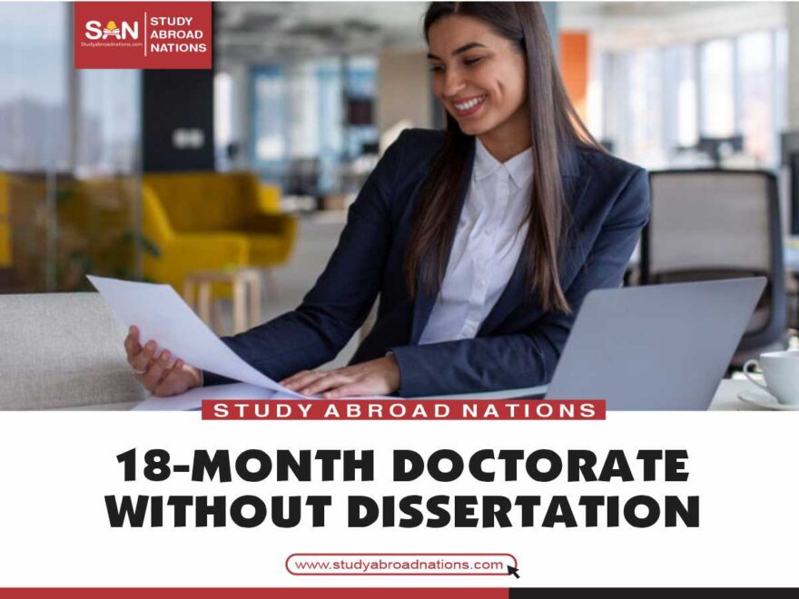 18-month doctorate without dissertation