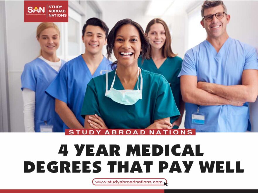 4 letnie stopnie medyczne, które dobrze płacą