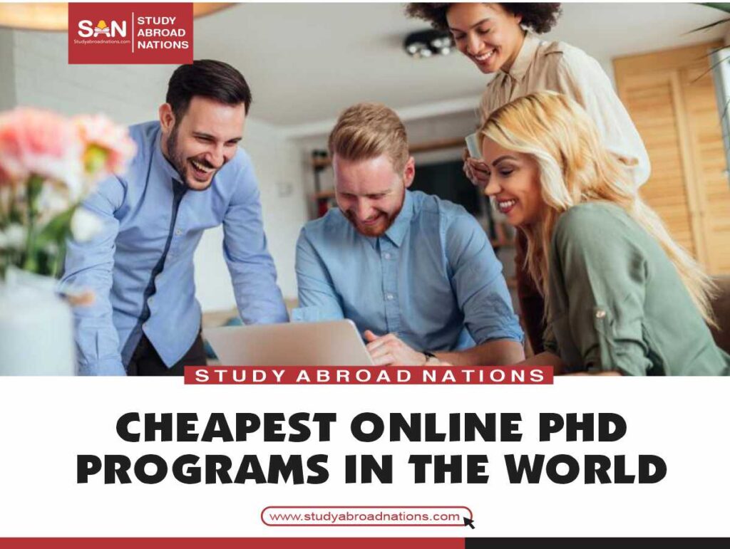 cheapest online phd in education