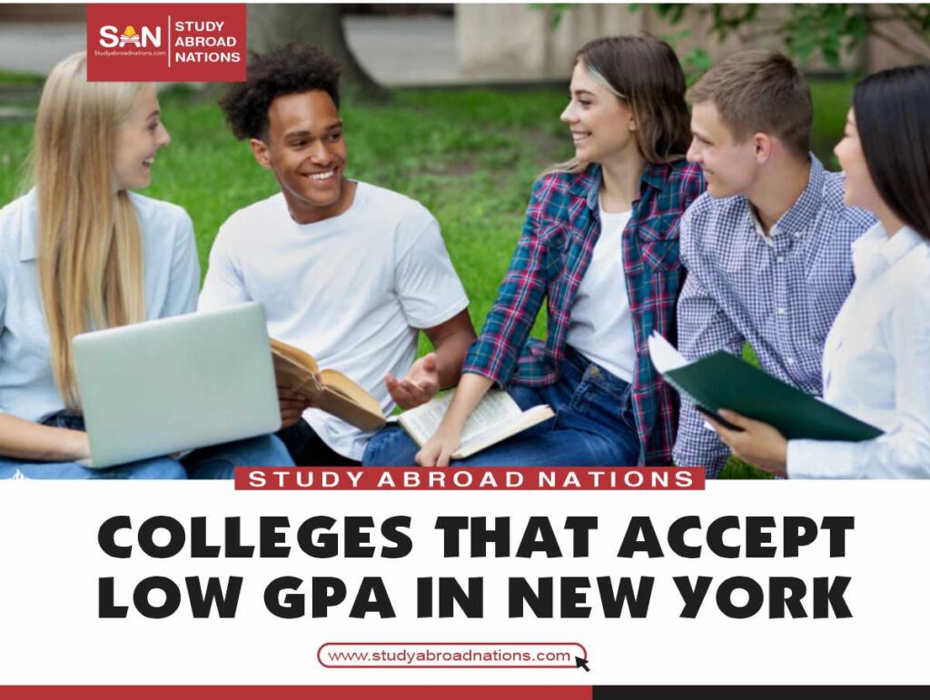fakultete, ki sprejemajo nizke srednje ocene v New Yorku