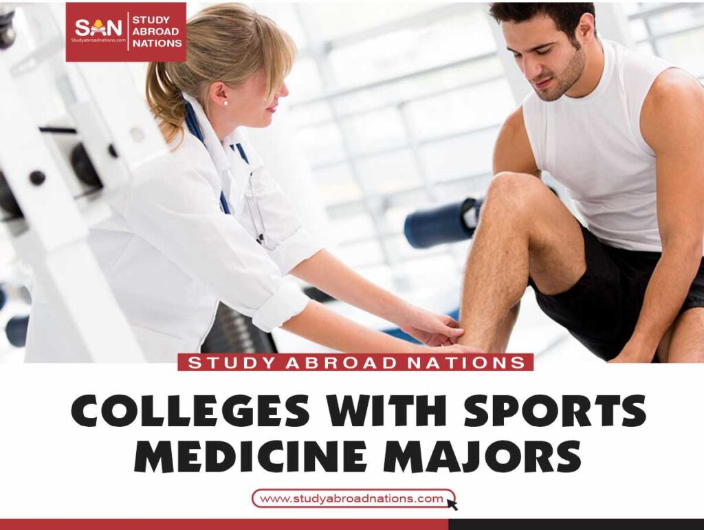 colleges with sports medicine majors