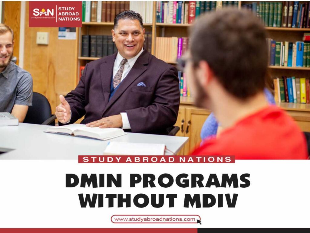 dmin programs without mdiv