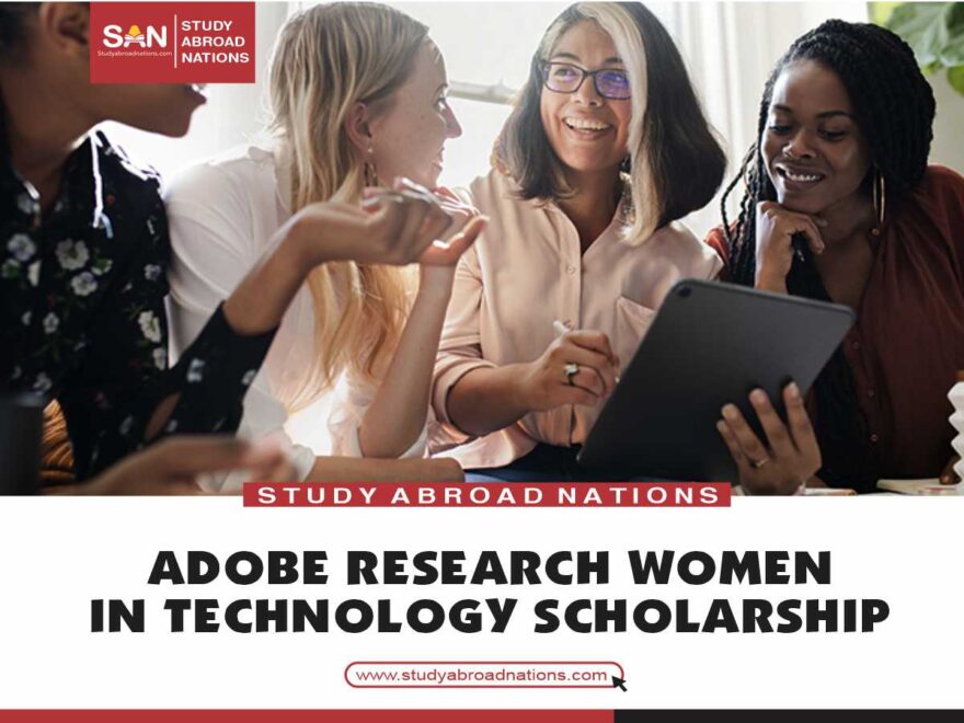 bourse d'études adobe research femmes en technologie