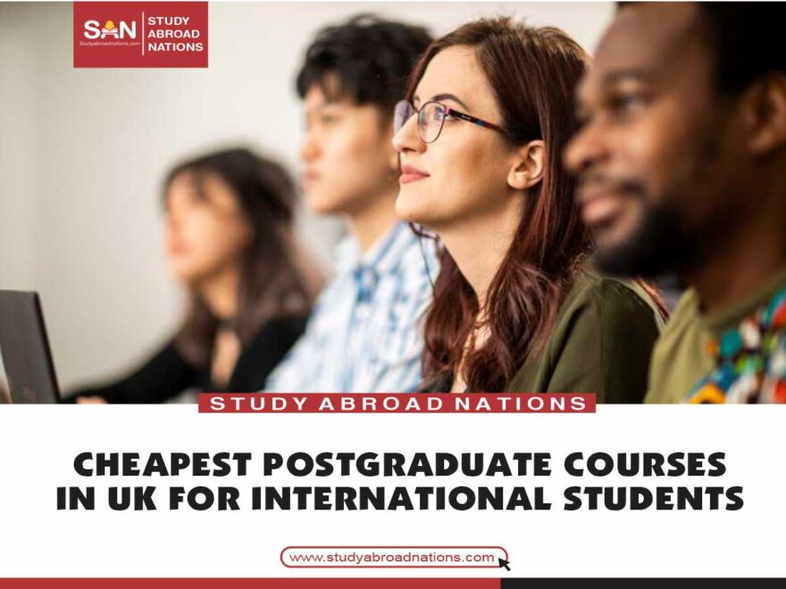 cheapest postgraduate courses in UK for international students