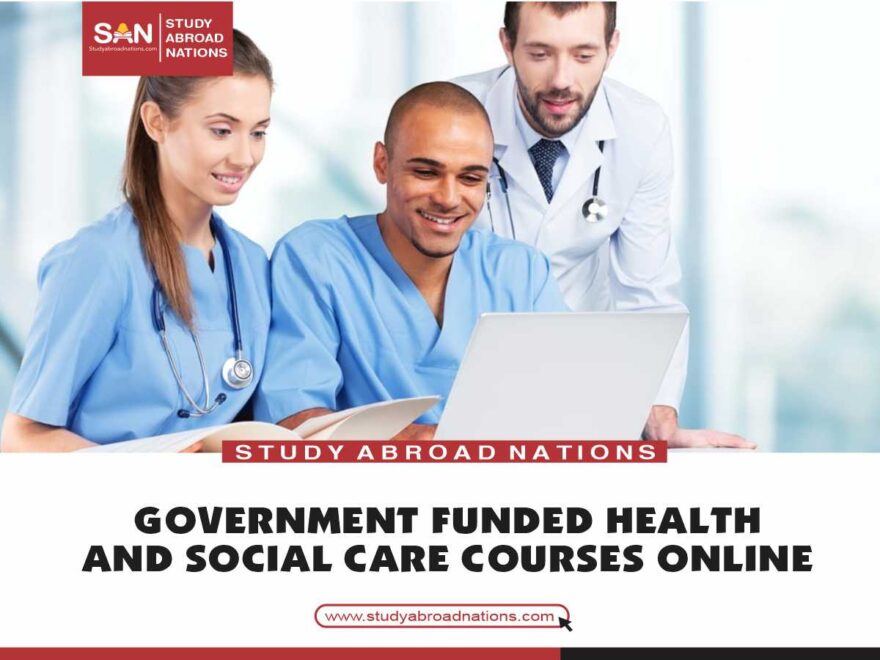 finansowane przez rząd kursy opieki zdrowotnej i społecznej online
