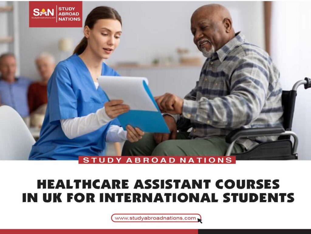 veselības aprūpes asistentu kursi Apvienotajā Karalistē starptautiskiem studentiem