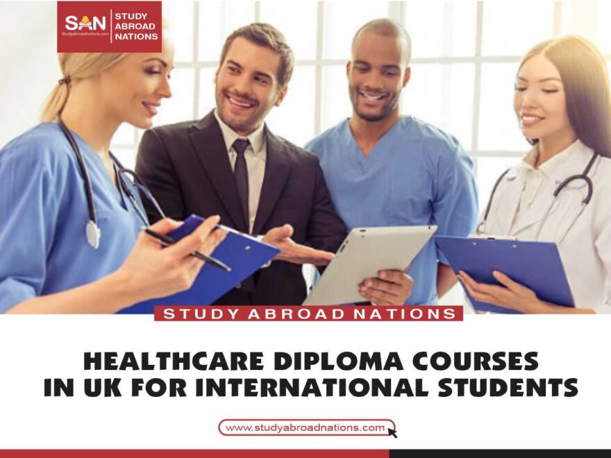 uluslararası öğrenciler için İngiltere'de sağlık diploma kursları