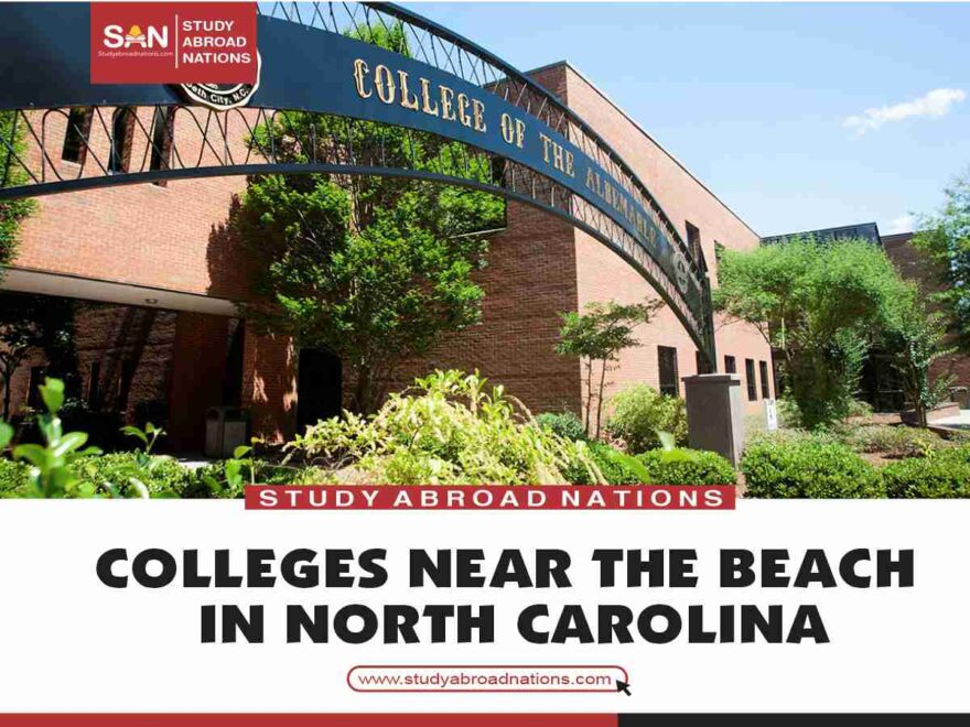 uczelnie w pobliżu plaży w Północnej Karolinie