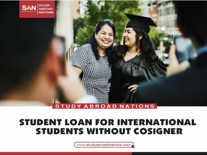 student loan for international students without cosigner